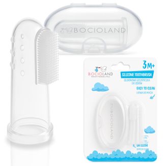 Bocioland, silikonowa szczoteczka na palec, 1 sztuka - zdjęcie produktu