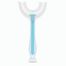 Bocioland, silikonowa szczoteczka w kształcie litery U, niebieska, 1 sztuka - 1 Bocioland, silikonowa szczoteczka w kształcie litery U, niebieska, 1 sztuka - miniaturka zdjęcia produktu
