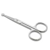 Bocioland, nożyczki niemowlęce ze stali nierdzewnej, 1 sztuka - miniaturka zdjęcia produktu