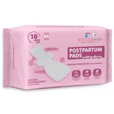 Bocioland, podkłady poporodowe ze skrzydełkami, wysokochłonne, rozmiar M, 10 sztuk - miniaturka zdjęcia produktu