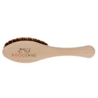 Bocioland, drewniana szczotka do włosów, z naturalnej koniny, elipsa, 1 sztuka Bocioland, drewniana szczotka do włosów, z naturalnej koniny, elipsa, 1 sztuka - zdjęcie produktu