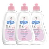 Zestaw Bebble, płyn do mycia butelek, zabawek i naczyń, od urodzenia, 3 x 500 ml Zestaw Bebble, płyn do mycia butelek, zabawek i naczyń, od urodzenia, 3 x 500 ml - miniaturka zdjęcia produktu