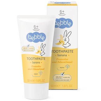 Bebble, pasta do zębów dla dzieci, od 6 miesiąca, bananowa, 50 ml - zdjęcie produktu