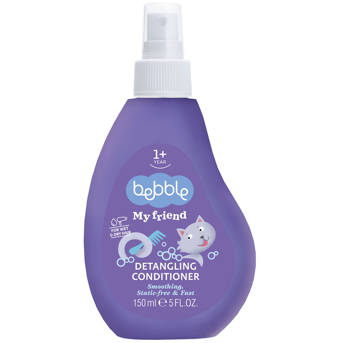 Nieznana Bebble, odżywka do włosów dla dzieci, ułatwiająca rozczesywanie, od 1 roku, 150 ml