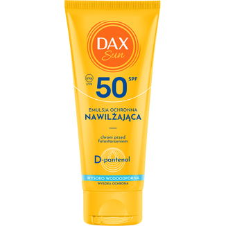 DAX Sun, nawilżająca emulsja ochronna do twarzy i ciała, SPF 50, 100 ml - zdjęcie produktu