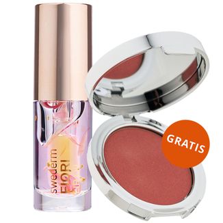 Swederm Fiori, olejek do ust, 3,5 ml + róż do policzków, Peachy Blush, 8,5 g gratis - zdjęcie produktu
