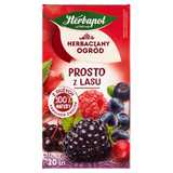 Herbapol Herbaciany Ogród Prosto z lasu, herbatka owocowa, 20 torebek - miniaturka zdjęcia produktu