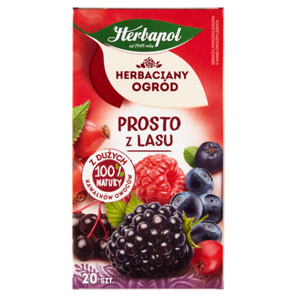 Herbapol Herbaciany Ogród Prosto z lasu, herbatka owocowa, 20 torebek - zdjęcie produktu