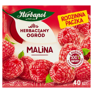 Herbapol Herbaciany Ogród Malina, herbatka owocowa, 40 torebek - zdjęcie produktu