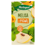 Herbapol Zielnik Polski Melisa z pigwą, herbatka ziołowo-owocowa, 1,75 g x 20 torebek - miniaturka zdjęcia produktu