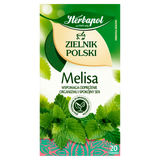 Herbapol Zielnik Polski Melisa, herbatka ziołowa, 2 g x 20 torebek - miniaturka zdjęcia produktu