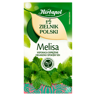 Herbapol Zielnik Polski Melisa, herbatka ziołowa, 2 g x 20 torebek - zdjęcie produktu