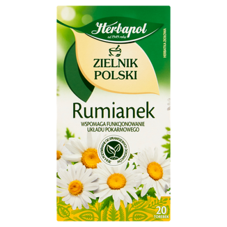 Herbapol Zielnik Polski Rumianek, herbatka ziołowa, 1,5 g x 20 torebek - zdjęcie produktu