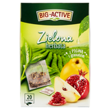 Herbapol Big-Active Herbata zielona z pigwą i granatem, 20 torebek - miniaturka zdjęcia produktu