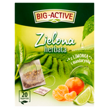 Herbapol Big-Active Herbata zielona z mandarynką i limonką, 20 torebek - miniaturka zdjęcia produktu