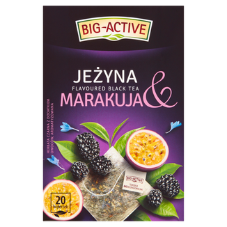Herbapol Big-Active Jeżyna & Marakuja, herbatka czarna, 20 torebek - zdjęcie produktu