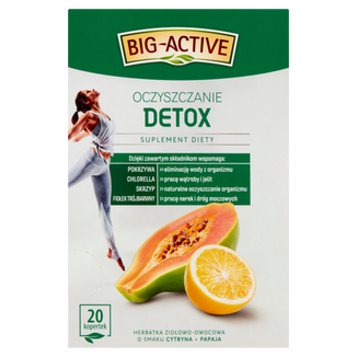 Herbapol Big-Active Detox Oczyszczanie, herbatka, 20 torebek - zdjęcie produktu