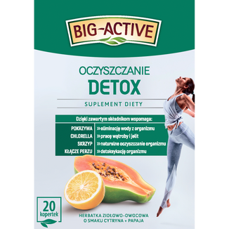 Herbapol Big-Active Detox Oczyszczanie, herbatka, 20 torebek - zdjęcie produktu