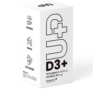 Up D3+, 60 kapsułek - zdjęcie produktu