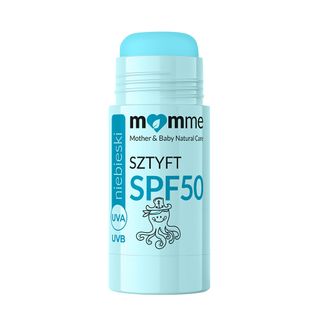 Momme, sztyft mineralny, SPF 50, niebieski, 10 g - zdjęcie produktu