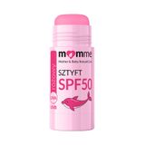 Momme, sztyft mineralny, SPF 50, różowy, 10 g - miniaturka zdjęcia produktu
