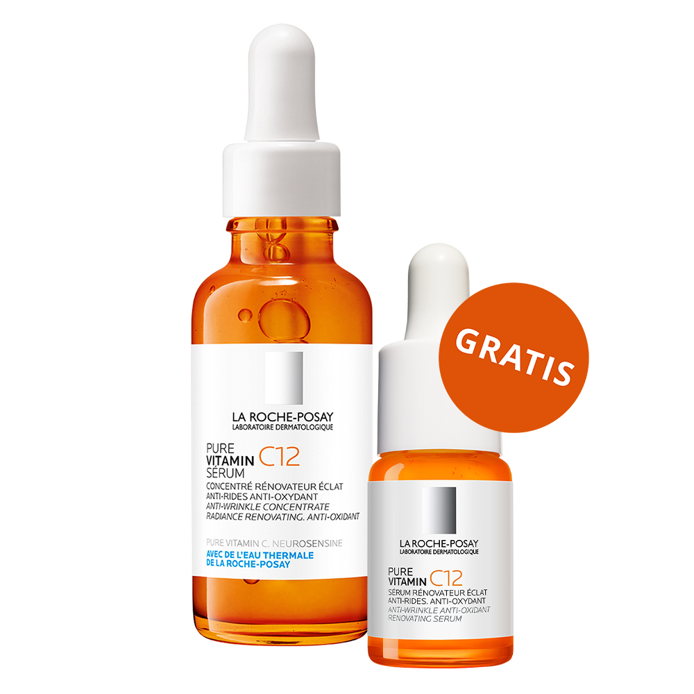 La Roche Posay La Roche-Posay Pure Vitamin C12, skoncentrowane serum przeciwzmarszczkowe z witaminą C, skóra wrażliwa, 30 ml + 10 ml gratis — Inhaltsstoffe und Bewertung