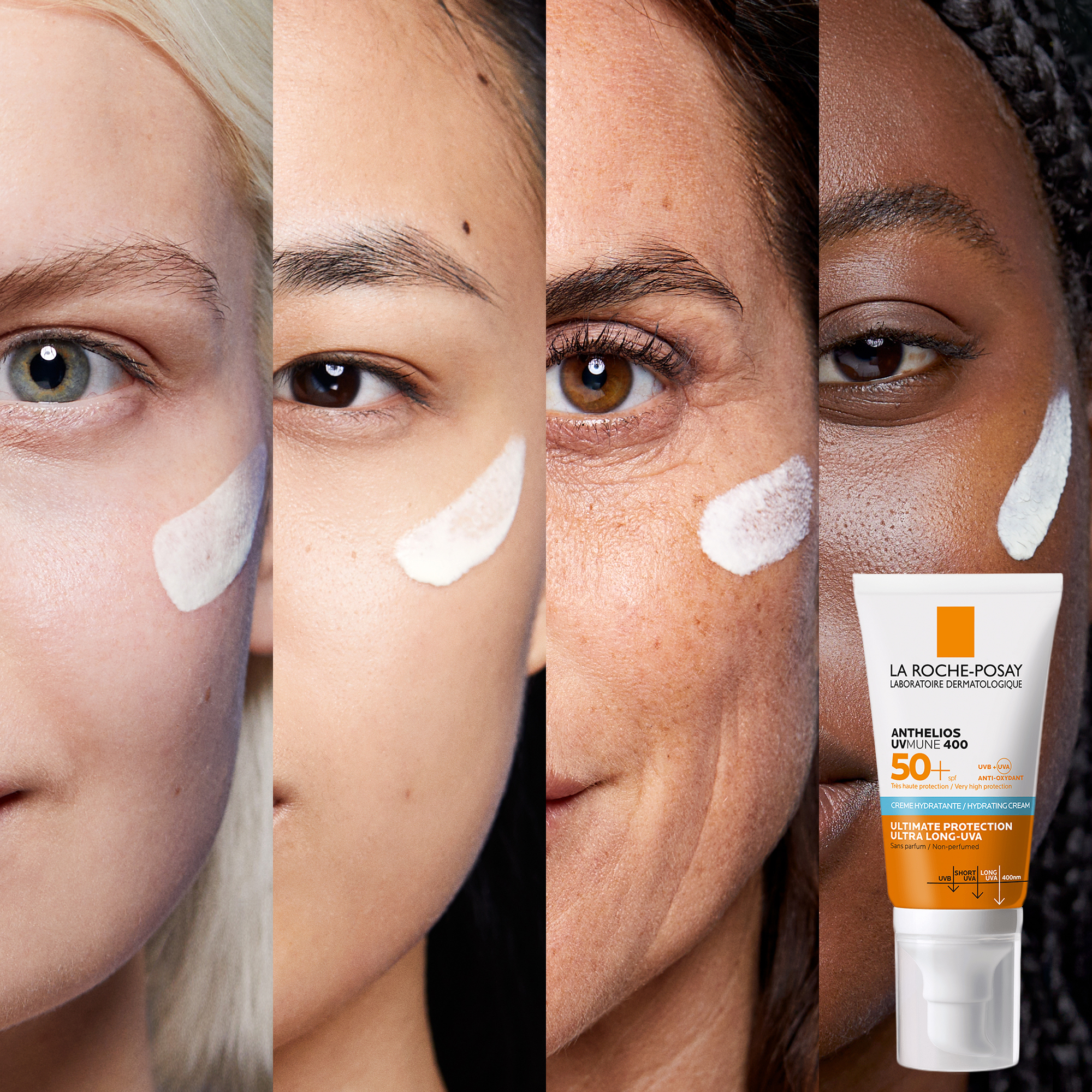Набор La Roche-Posay Anthelios UVMune 400: крем для лица SPF 50+ 50 мл и детское молочко SPF 50+ 250 мл — фото 4