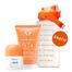 Zestaw Vichy Capital Soleil UV-Aqua, ochronny fluid nawilżający do twarzy, SPF 50, 50 ml + mleczko ochronne do twarzy i ciała, SPF 50+, 150 ml + butelka na wodę gratis - miniaturka  zdjęcia produktu
