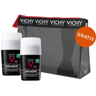 Zestaw Vichy Homme, antyperspirant roll-on dla mężczyzn, 72-godzinna ochrona, 2 x 50 ml + kosmetyczka gratis - zdjęcie produktu