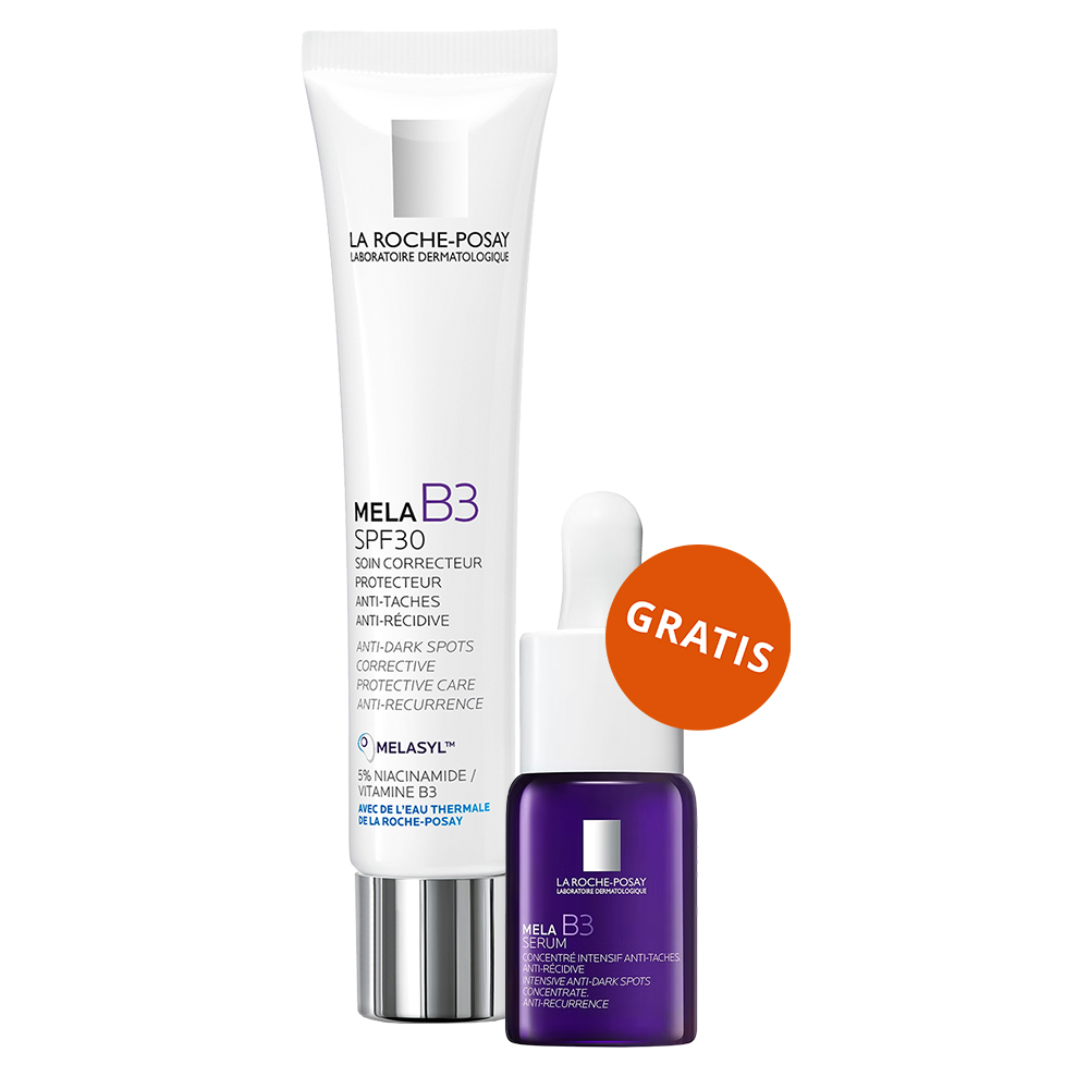 La Roche Posay La Roche-Posay Mela B3, krem przeciw przebarwieniom, 40 ml + serum przeciw przebarwieniom, 10 ml gratis