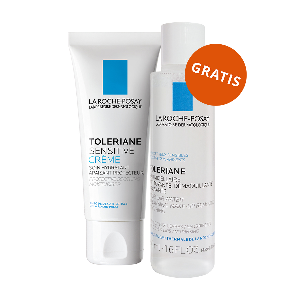Набор La Roche-Posay Toleriane: крем Sensitive 40 мл и мицеллярная вода для чувствительной кожи 50 мл