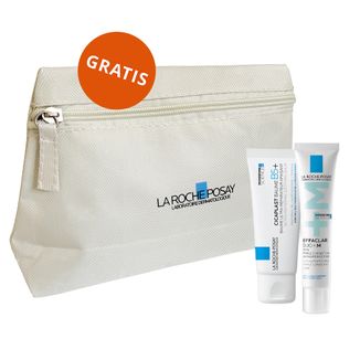 Zestaw La Roche-Posay Cicaplast Baume B5+, kojący balsam regenerujący, 40 ml + nawilżający krem do cery trądzikowej, 40 ml + kosmetyczka gratis - zdjęcie produktu