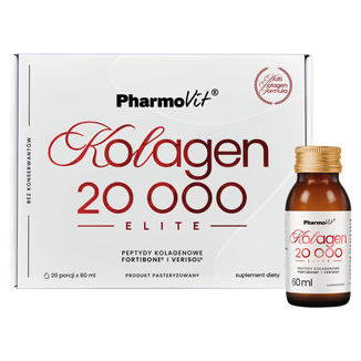 Pharmovit Kolagen 20 000 Elite, 60 ml x 20 buteleczek - zdjęcie produktu