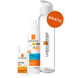 Zestaw La Roche-Posay Anthelios UVMune 400 Dermo-Pediatrics, fluid ochronny do twarzy, SPF 50+, 50 ml + spray ochronny dla dzieci, SPF 50+, 200 ml + szklana butelka gratis - miniaturka zdjęcia produktu