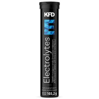 KFD Electrolytes, smak limonka-mięta, 24 tabletki musujące - zdjęcie produktu