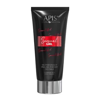 Apis Sensual Girl, oczyszczający peeling ryżowy do ciała, 200 ml - zdjęcie produktu