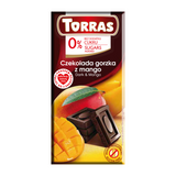 Torras czekolada gorzka z mango, bez dodatku cukru, 75 g - miniaturka zdjęcia produktu