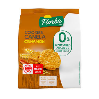 Florbu ciastka z cynamonem, bez dodatku cukru, 130 g - zdjęcie produktu