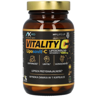 Ax Med Vitality C, witamina C, 60 kapsułek - zdjęcie produktu