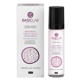 BasicLab Estrogenis Ujędrnienie i Napięcie, naprawczy krem poprawiający gęstość skóry do twarzy, szyi i dekoltu, na noc, 50 ml - miniaturka zdjęcia produktu