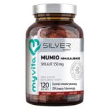 MyVita Silver Pure 100% Mumio Himalajskie 550 mg, 120 kapsułek - miniaturka zdjęcia produktu