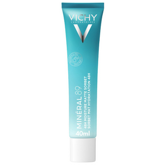 Vichy Mineral 89, krem-sorbet nawilżający 48h, matowe wykończenie, 40 ml - zdjęcie produktu