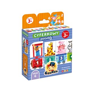 CzuCzu Cyferkowy Pociąg, puzzle dla dzieci, od 3 lat, 20 elementów CzuCzu Cyferkowy Pociąg, puzzle dla dzieci, od 3 lat, 20 elementów - zdjęcie produktu