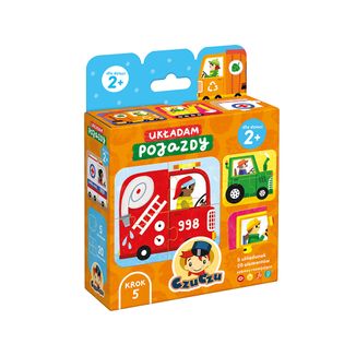 CzuCzu Układam Pojazdy, układanka dla dzieci, od 2 lat, 20 elementów CzuCzu Układam Pojazdy, układanka dla dzieci, od 2 lat, 20 elementów - zdjęcie produktu