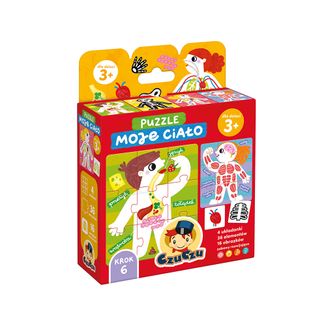 CzuCzu Moje Ciało, puzzle dla dzieci, od 3 lat, 36 elementów CzuCzu Moje Ciało, puzzle dla dzieci, od 3 lat, 36 elementów - zdjęcie produktu