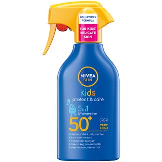 Nivea Sun Kids Protect & Care, spray do opalania dla dzieci, SPF 50+, 250 ml - zdjęcie produktu