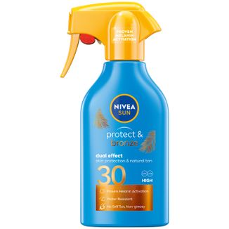 Nivea Sun Protect & Bronze, balsam do opalania w sprayu aktywujący naturalną opaleniznę, SPF 30, 200 ml - zdjęcie produktu