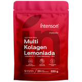 Intenson Multi Kolagen, lemoniada kolagenowa o smaku truskawkowym w proszku, 220 g - miniaturka zdjęcia produktu