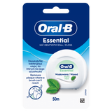 Oral-B Essential Floss, nić dentystyczna, woskowana, miętowa, 50 m - miniaturka zdjęcia produktu