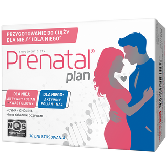 Prenatal Plan, Prenatal Primo, 30 kapsułek + Nucleox Primo 30 kapsułek - zdjęcie produktu